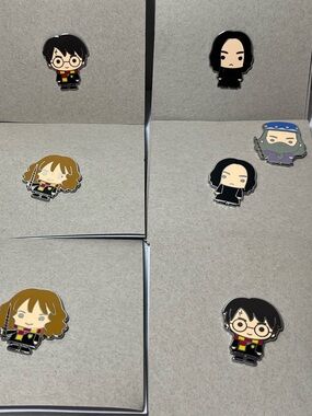 Harry Potter Enamel Character Pins
Set of 7
Like new